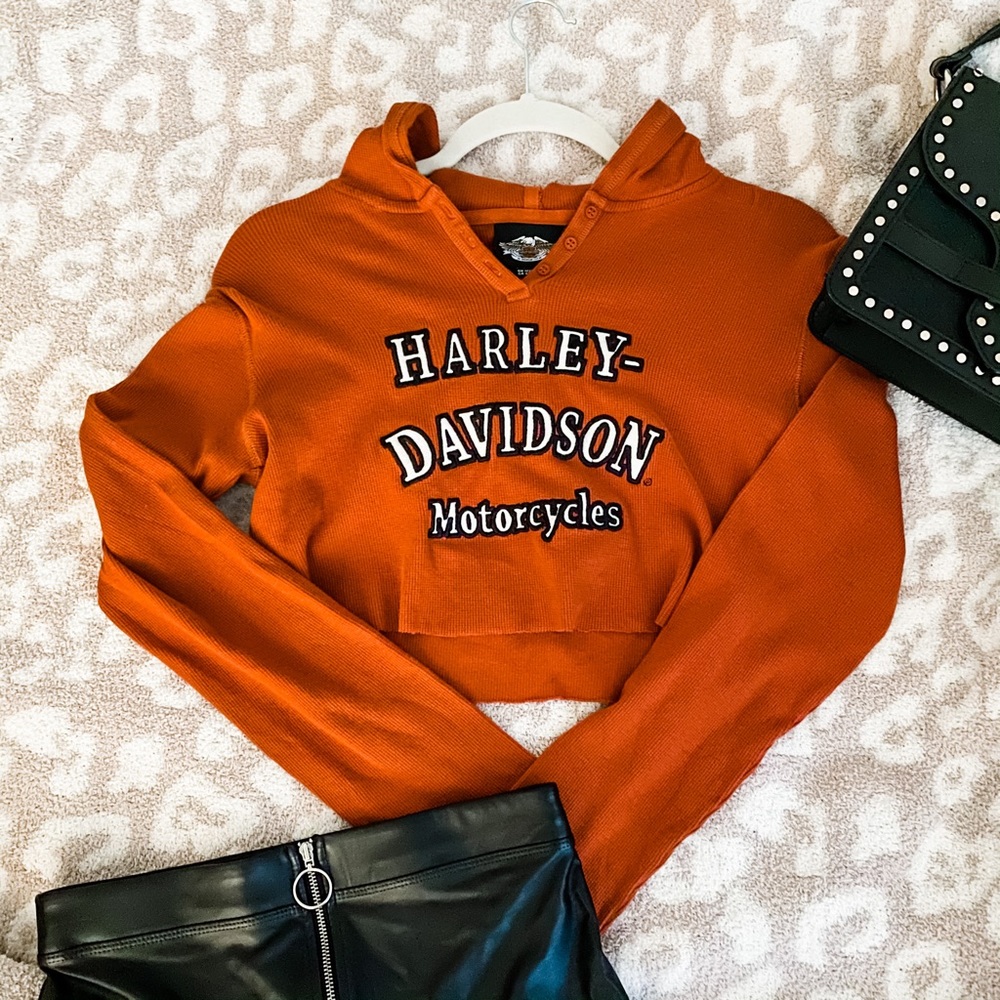 Harley-Davidson Cropped Shirt